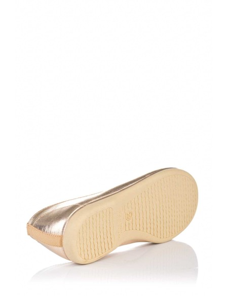 Comprar Bailarina color oro - Comunión | Club del Zapato