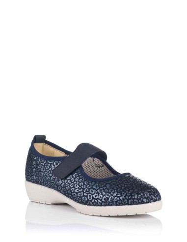 Doctor Cutillas Merceditas con cuña - Animal Print