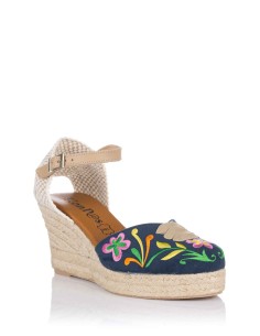 Konp@s Alpargata con cuña - Piel