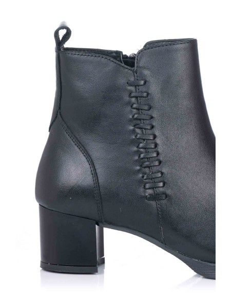 Comprar Botín con tacón bajo - Piel | Club del Zapato