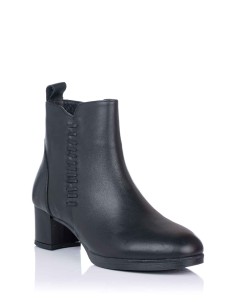 Comprar Botín con tacón bajo - Piel | Club del Zapato