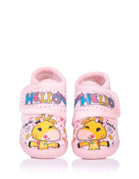 Vul-ladi Zapatillas de casa jirafa " Hello"