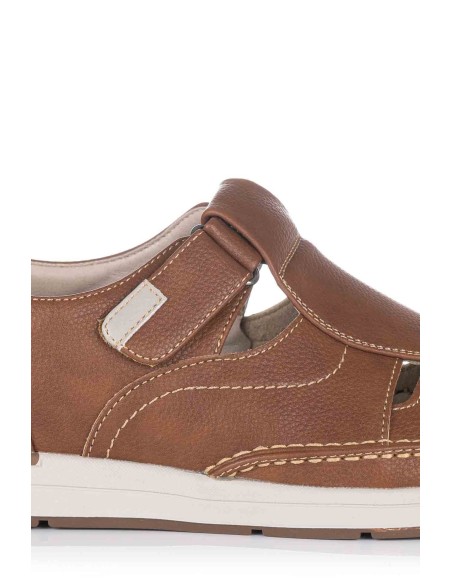 V&D Coleccion Sandalia franciscana - Velcro