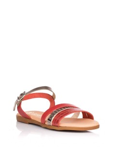 Comprar Sandalia dorada de piel | Club del Zapato 2