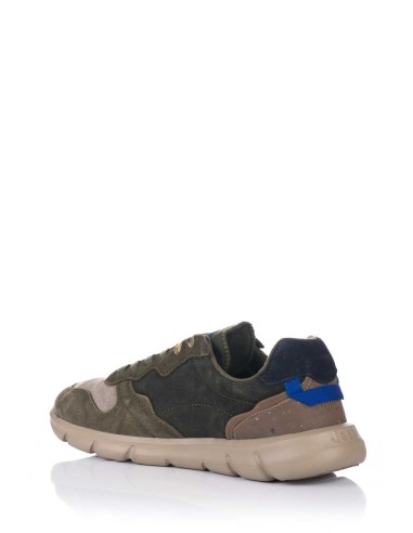 Jeep Zapatilla de piel - Tabasco Rum