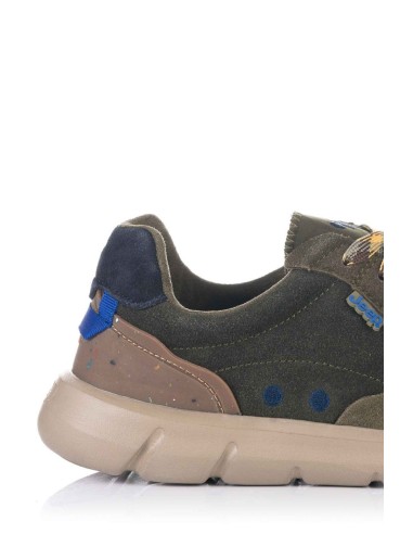 Jeep Zapatilla de piel - Tabasco Rum
