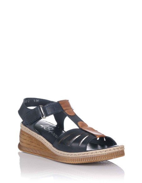 Comprar Sandalia con cuña - Piel | Club del Zapato