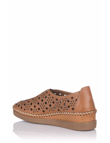 Comprar Mocasín con cuña calado - Piel | Club del Zapato