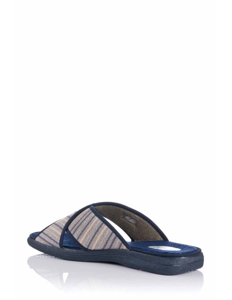 Zapatilla de casa con tiras cruzadas - Confort | Club del Zapato