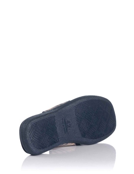 Zapatilla de casa con tiras cruzadas - Confort | Club del Zapato