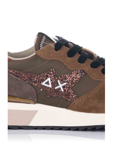Sun68 Sneaker Stargirl Glitter +AC0- Piel