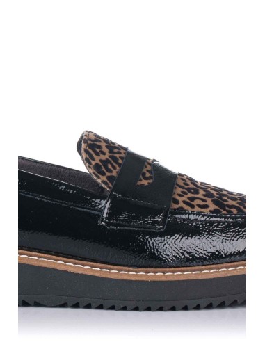 Comprar Mocasín en piel charol - Animal Print | Club del Zapato