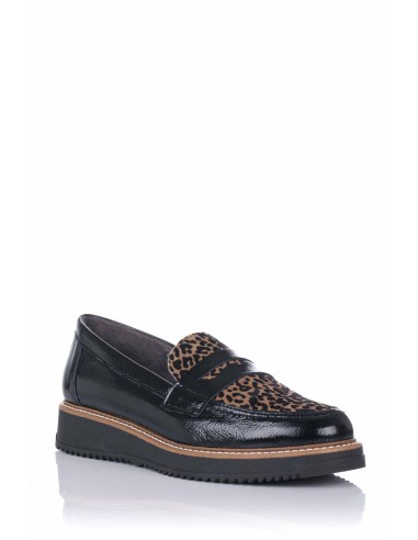 Comprar Mocasín en piel charol - Animal Print | Club del Zapato