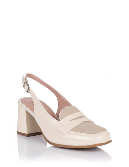 Comprar Zapato mocasín destalonado - Piel charol | Club del Zapato