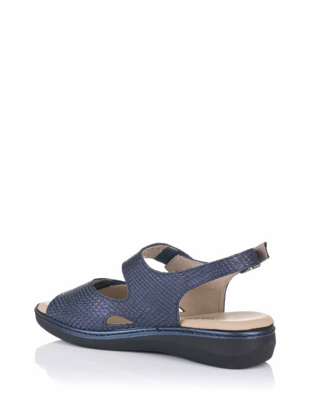 Pitillos Sandalia doble velcro - Piel