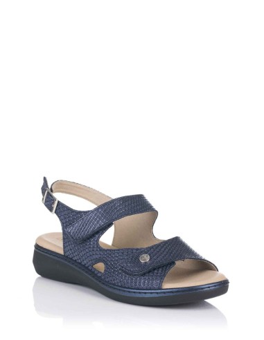 Pitillos Sandalia doble velcro - Piel