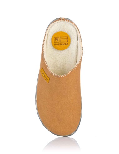 Nordikas Zapatilla de casa forrada - Piel
