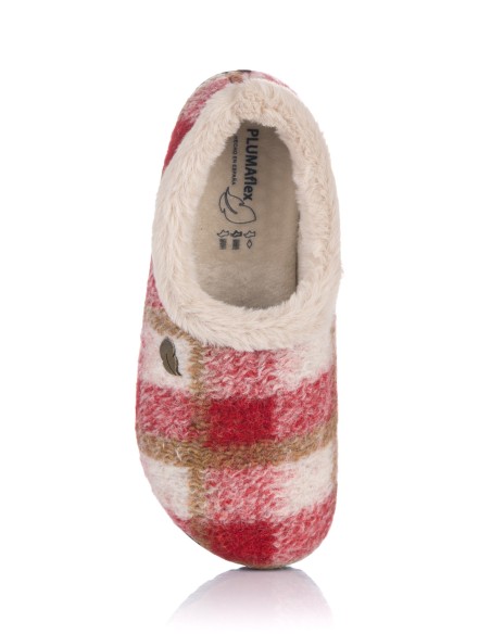 Plumaflex Zapatilla de casa - Cuadros