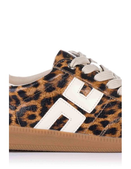 D-Angela Zapatilla plana - Animal print