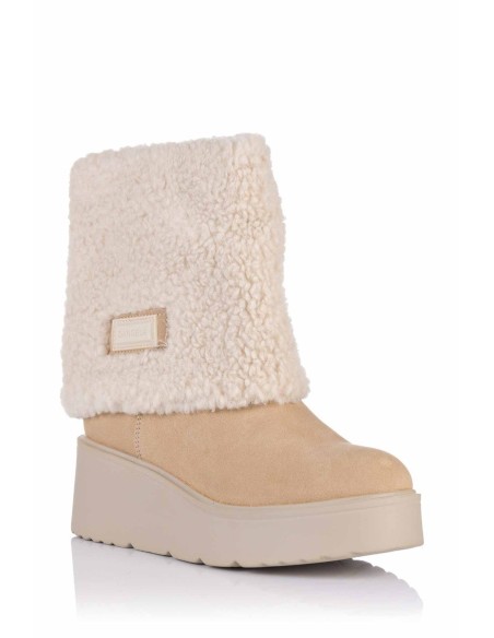 Comprar Bota con cuello de borreguito - Plataforma | Club del Zapato