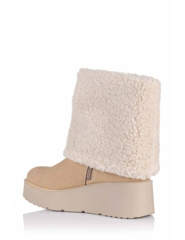 Comprar Bota con cuello de borreguito - Plataforma | Club del Zapato