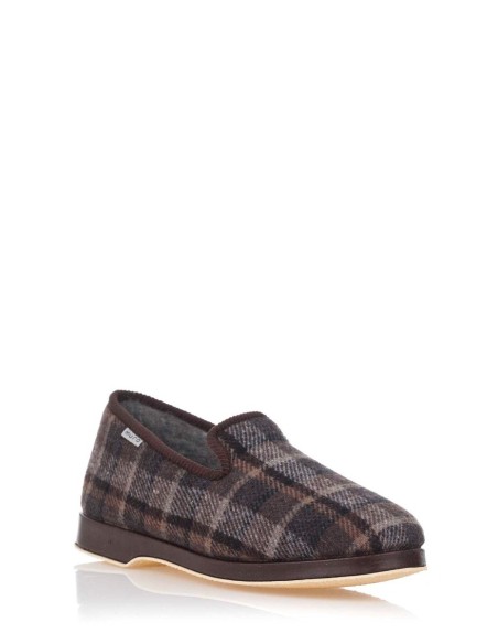 Zapatilla de casa - Cuadros | Club del Zapato
