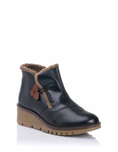 Comprar Bota con cuña - Piel | Club del Zapato