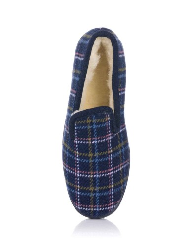 Zapatilla de casa - Cuadros | Club del Zapato