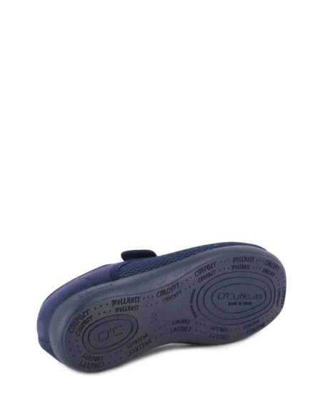 Doctor Cutillas Alpargata en rejilla con velcro