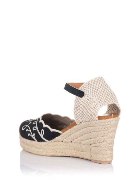 Alpargata con cuña - Piel | Club del Zapato