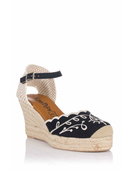 Alpargata con cuña - Piel | Club del Zapato