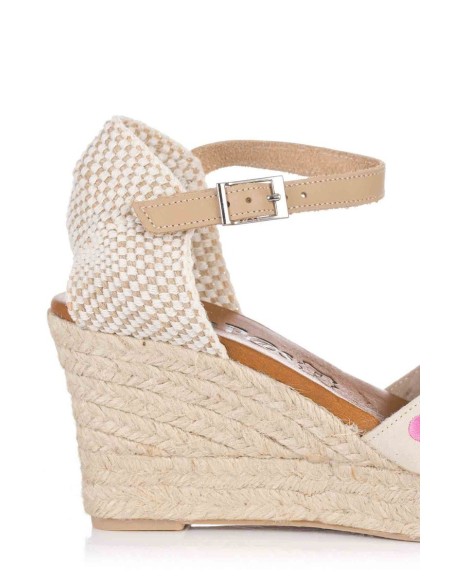 Alpargata con cuña - Piel | Club del Zapato