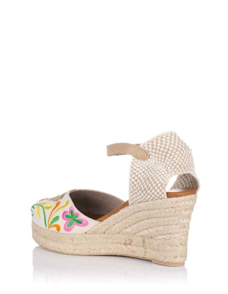 Alpargata con cuña - Piel | Club del Zapato