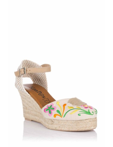 Alpargata con cuña - Piel | Club del Zapato