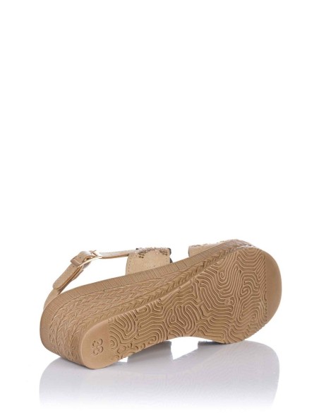 Comprar Sandalia con cuña - Piel | Club del Zapato