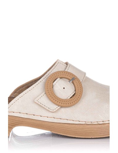 Comprar Zueco con hebilla - Piel | Club del Zapato