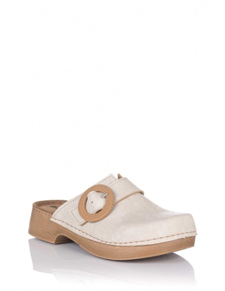 Comprar Zueco con hebilla - Piel | Club del Zapato