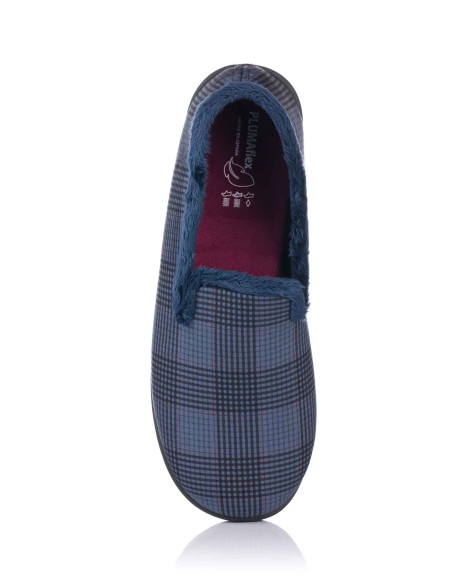 Plumaflex Zapatilla de casa - Cuadros