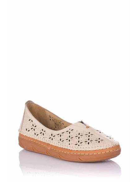 Comprar Bailarina de piel calada | Club del Zapato