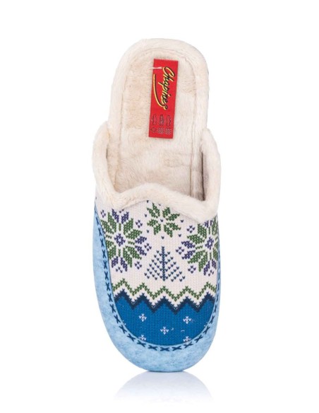 Chapines Zapatilla de casa - Estrella de nieve