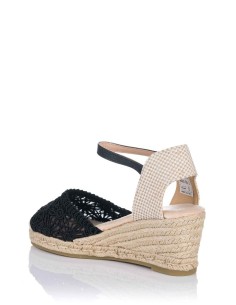 Comprar Sandalia con cuña de ganchillo - Esparto | Club del Zapato 2