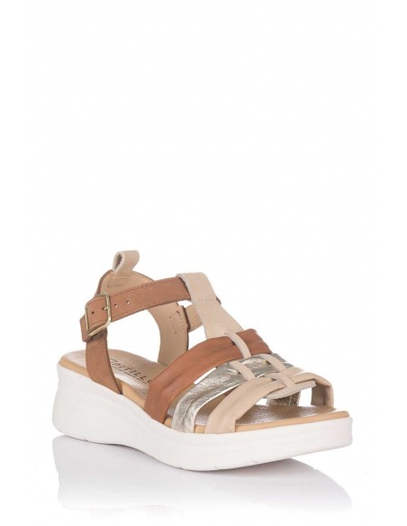 Comprar Sandalia con cuña - Piel | Club del Zapato