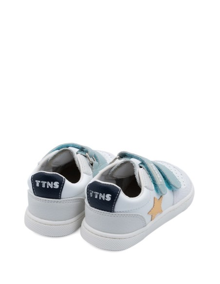 Titanitos Zapatilla en piel barefoot - Jordi