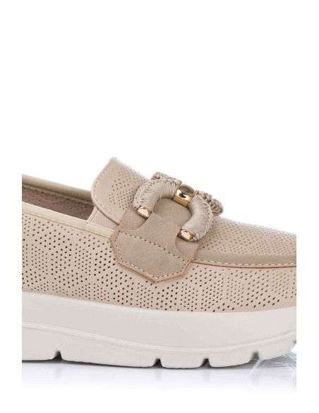 Mysoft Mocasín con plataforma - Memory foam