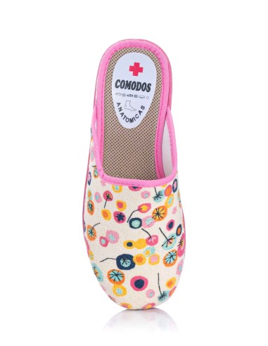 Ruiz y Gallego Zapatilla de casa anatómica - Textil toalla
