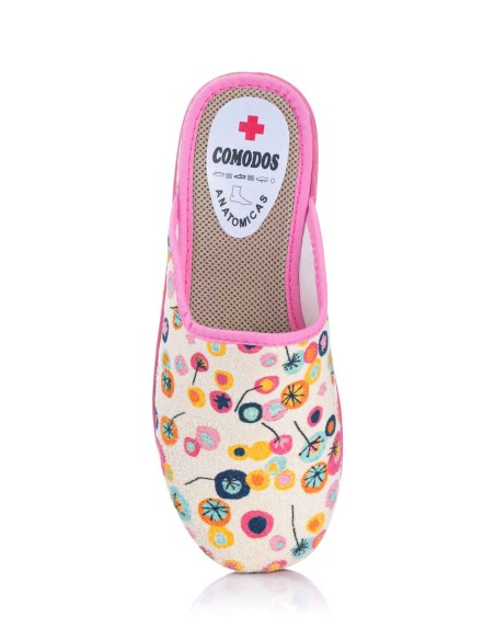 Ruiz y Gallego Zapatilla de casa anatómica - Textil toalla