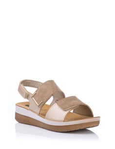 Inblu Sandalia con cuña - Piel