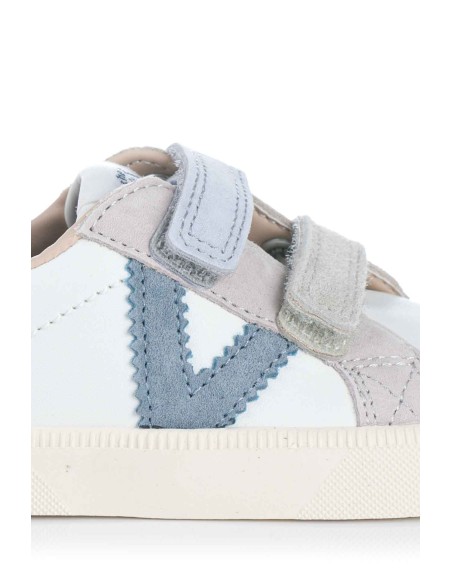 Victoria Zapatillas Oliver con velcros en piel - Respetuoso