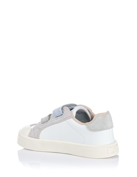 Victoria Zapatillas Oliver con velcros en piel - Respetuoso