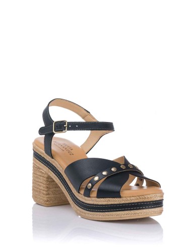 Pitillos Sandalia de piel - Tachas